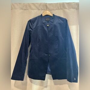 Banana Republic Navy Blue Velvet Blazer